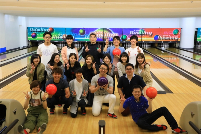 内定者懇親会によるボーリング大会