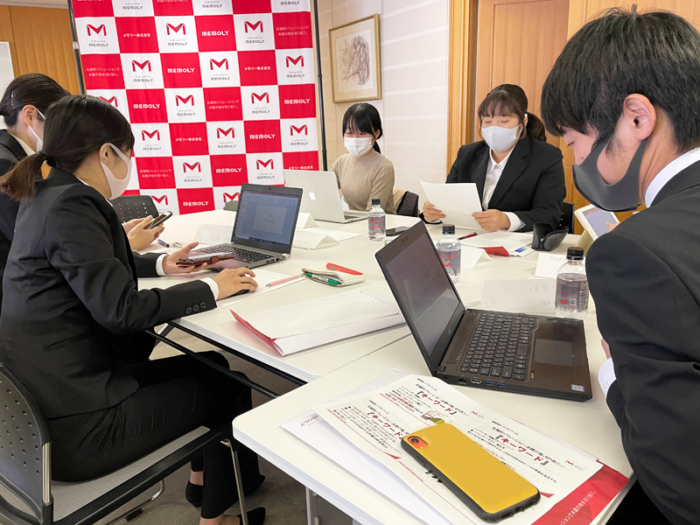 インターンシップ開催中の様子